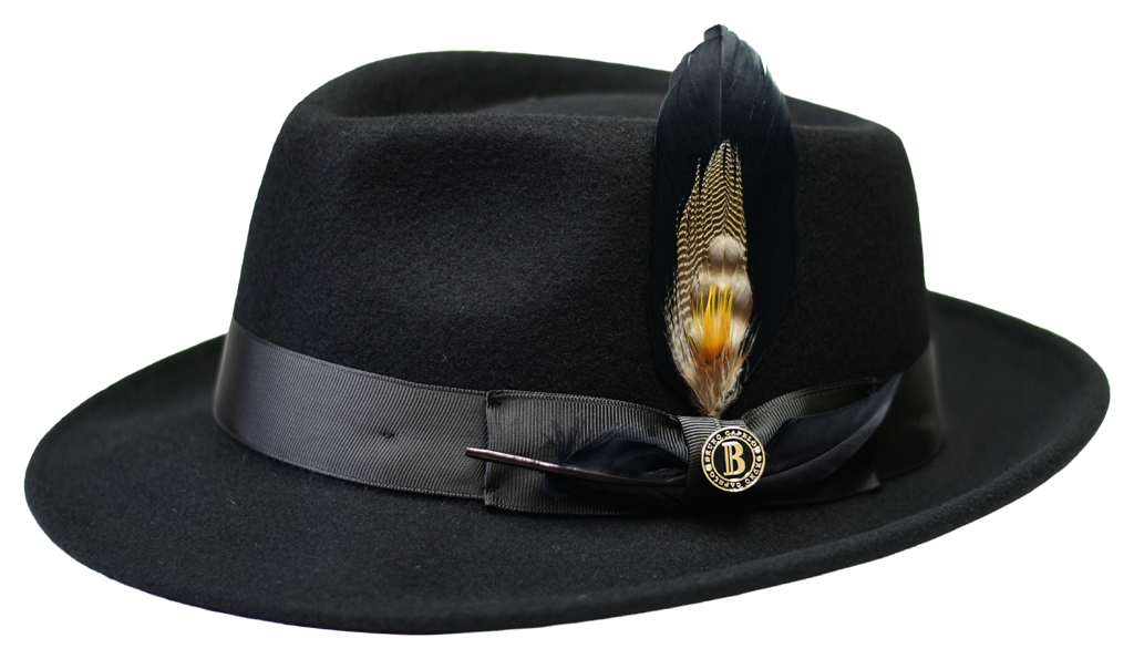 Harlem Collection Hat Bruno Capelo Black Medium