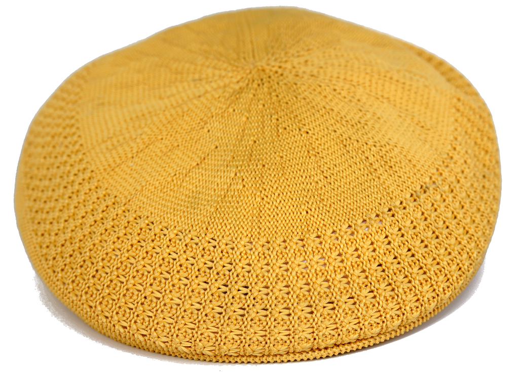 Mesh Ivy Collection Hat Bruno Capelo Canary Yellow Small/Medium