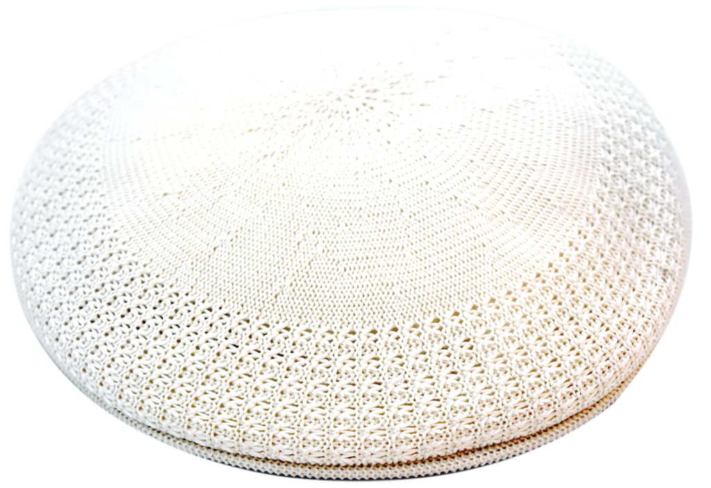 Mesh Ivy Collection Hat Bruno Capelo White Small/Medium 