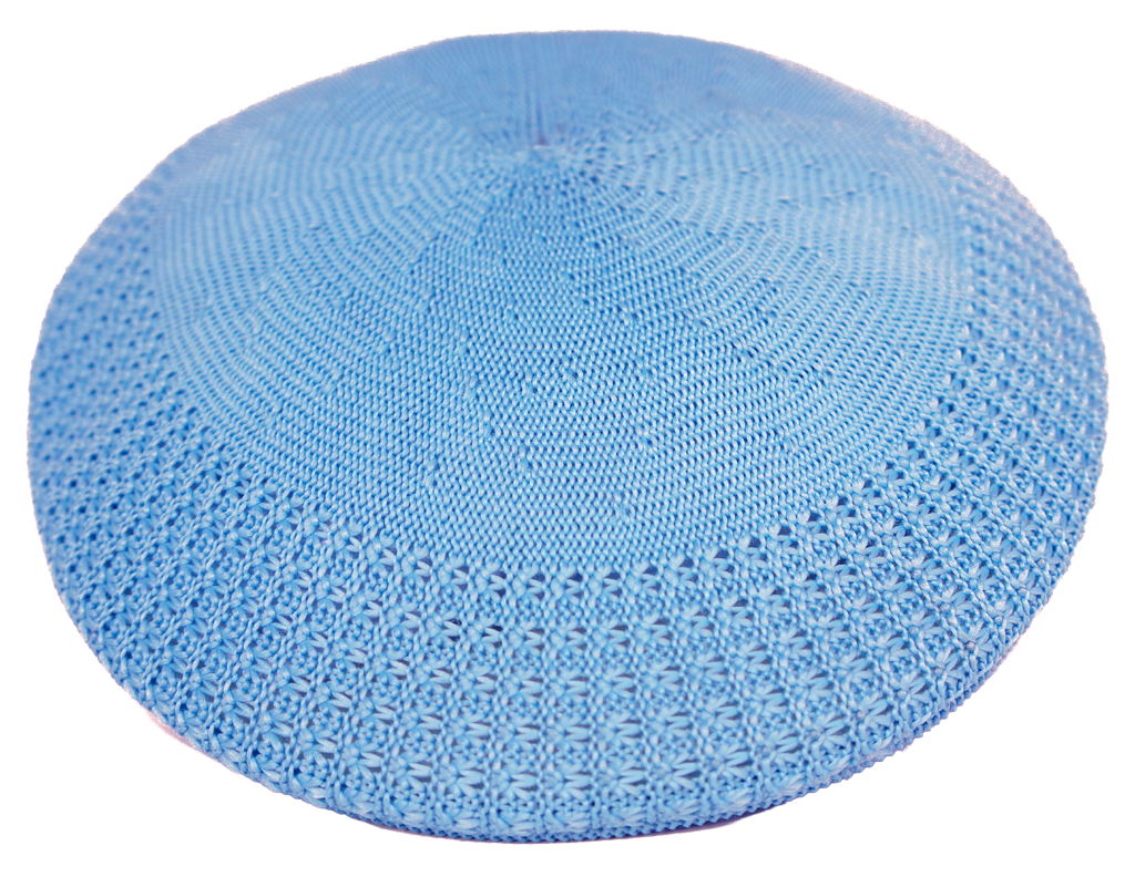 Mesh Ivy Collection Hat Bruno Capelo Light Blue Small/Medium 