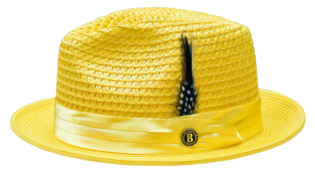 Julian Collection Hat Bruno Capelo Soft Yellow Medium 