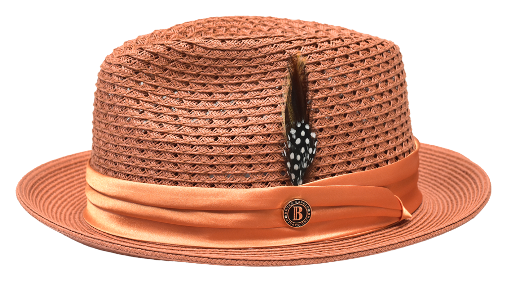 Julian Collection Hat Bruno Capelo Burnt Orange Medium 