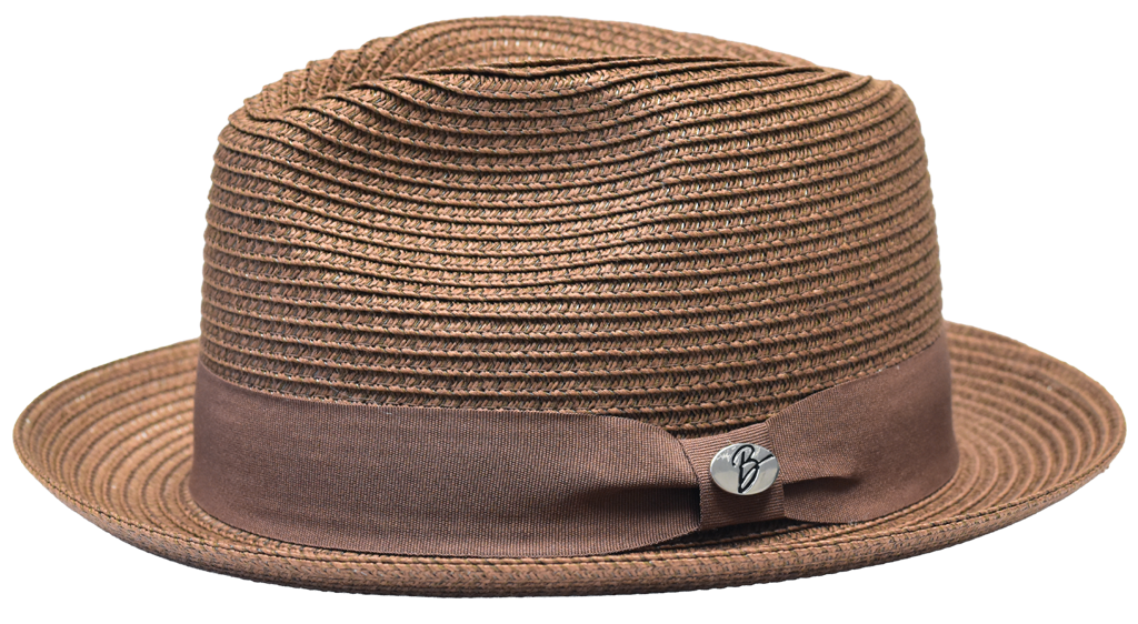 Leonardo Collection Hat Bruno Capelo Mink Brown Medium 