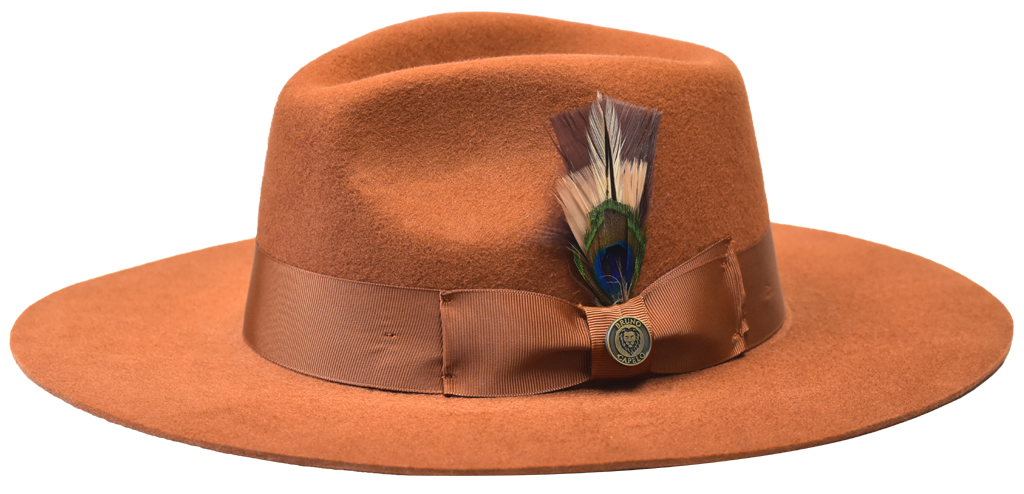 Legacy Collection Hat Bruno Capelo Cognac Brown Medium 