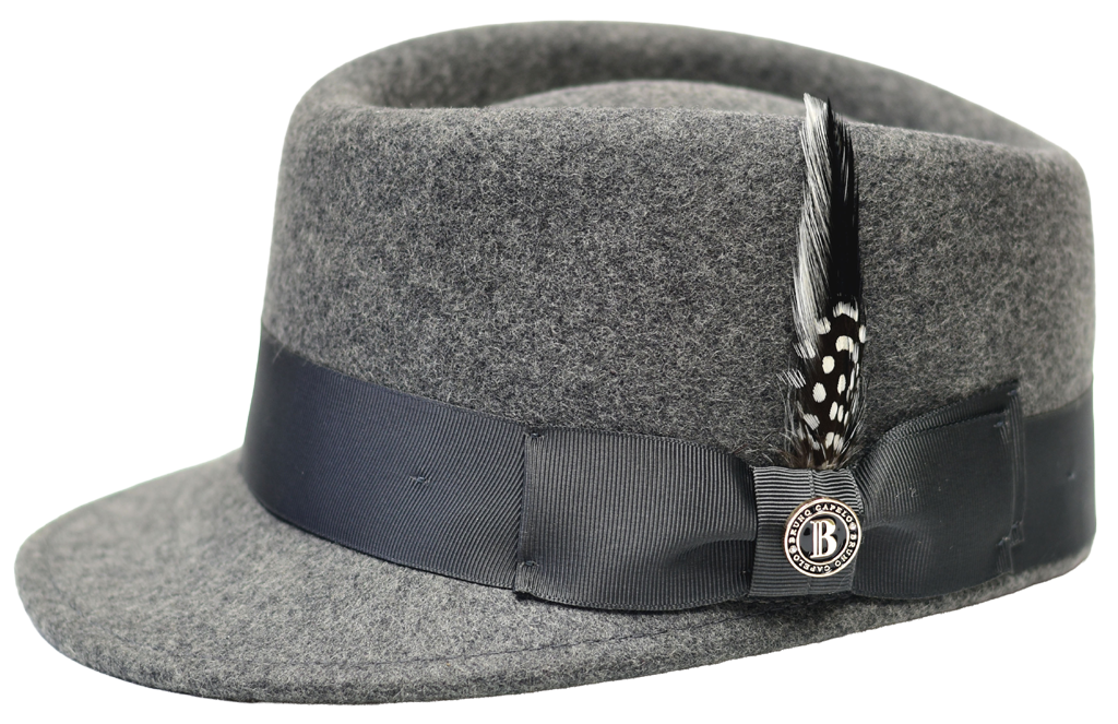 Legionnaire Collection Hat Bruno Capelo Heather Grey Medium 
