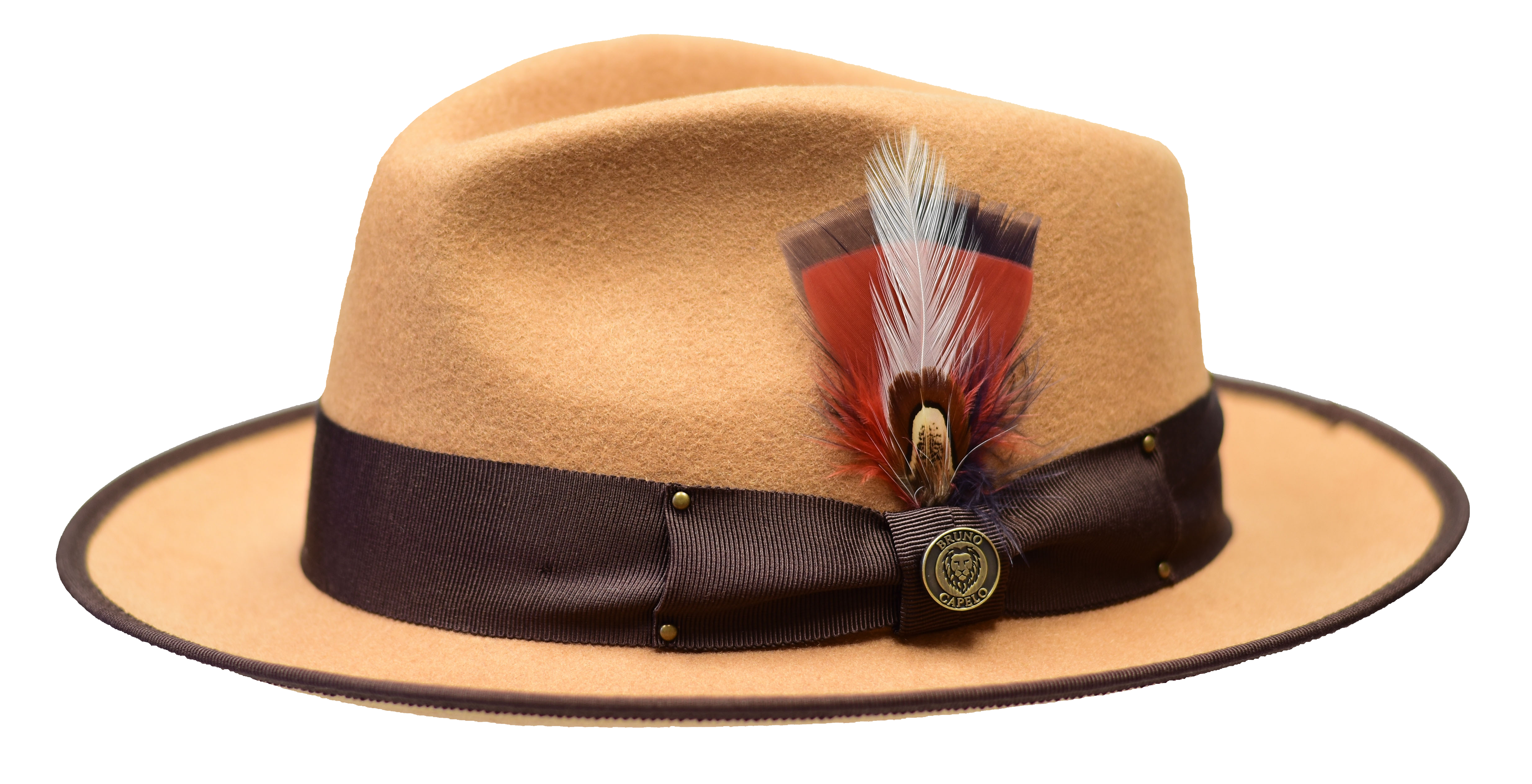 Lorenzo Collection Hat Bruno Capelo Camel/Brown Small 