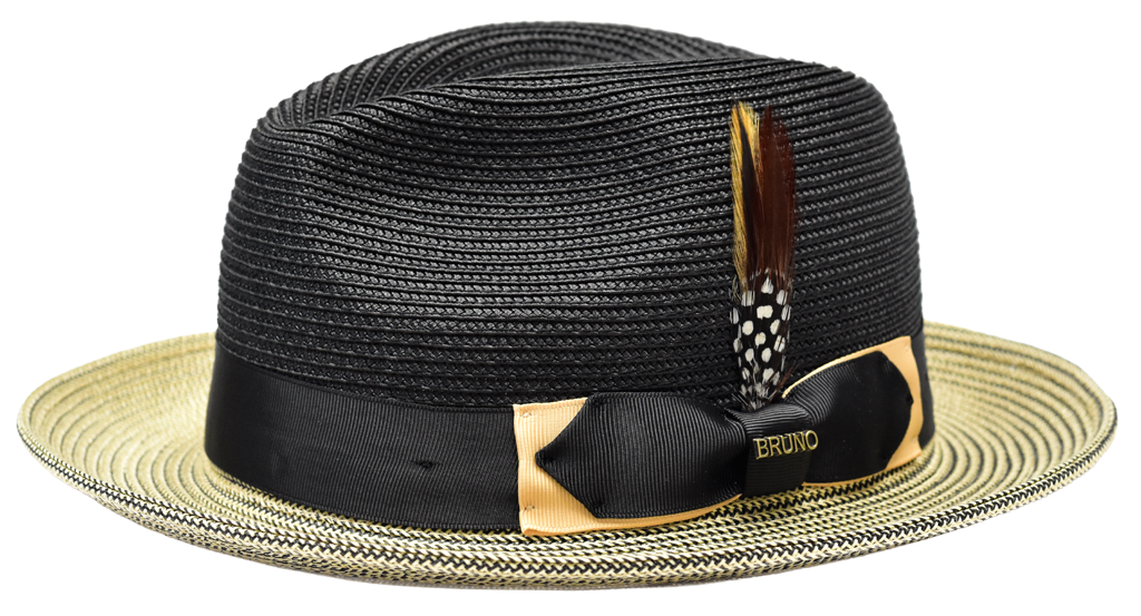 Monoco Collection Hat Bruno Capelo Black/Natural Medium