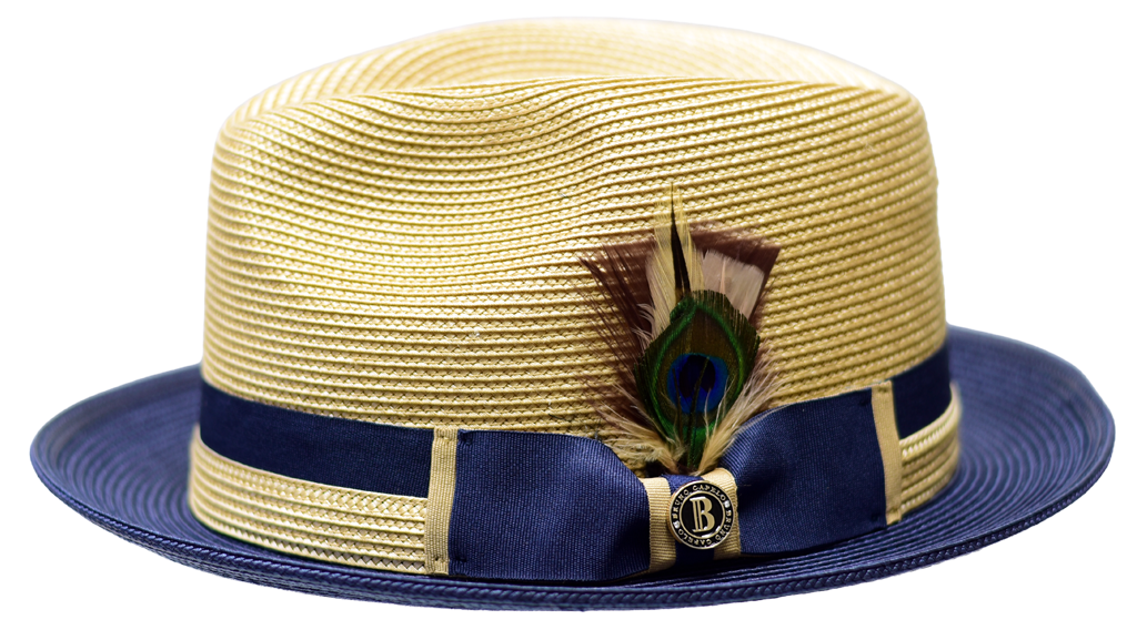 Main Street Collection Hat Bruno Capelo Camel/Navy Blue Medium