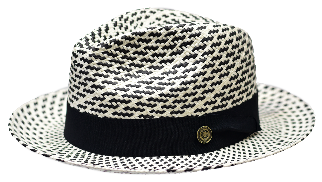 Naples Collection Hat Bruno Capelo White/Black Medium 