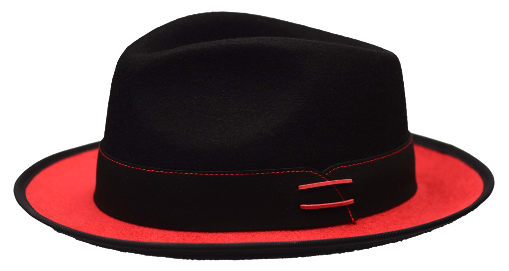 Outcast Collection Hat Bruno Capelo Black/Red Medium 