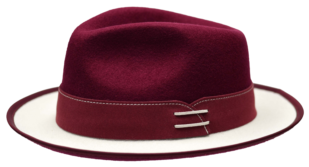 Outcast Collection Hat Bruno Capelo Burgundy/Silver X-Large 