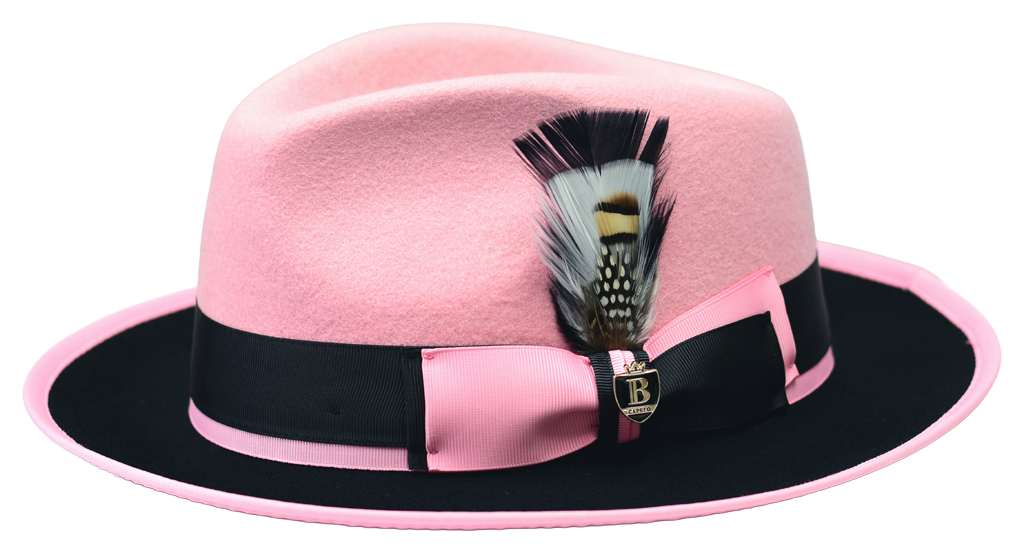Preston Collection Hat Bruno Capelo Pink/Black Medium