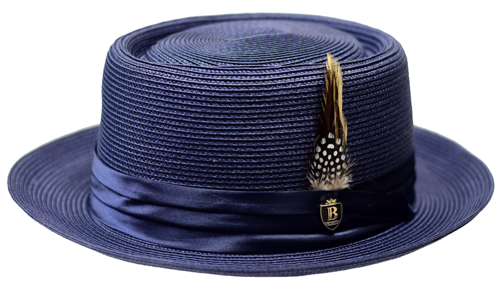 Rafaele Collection Hat Bruno Capelo Navy Blue Medium 