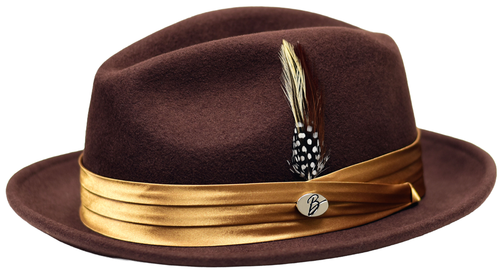 Rocky Collection Hat Bruno Capelo Dark Brown/Camel Medium