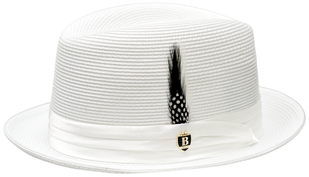 Roman Collection Hat Bruno Capelo White Medium