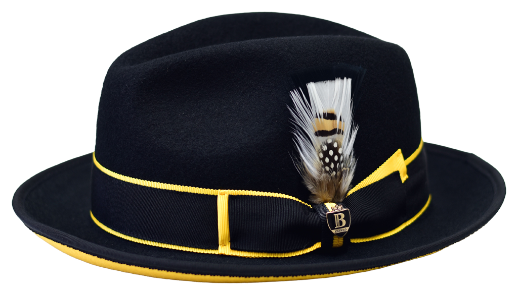 Saverio Collection Hat Bruno Capelo Black/Gold Medium