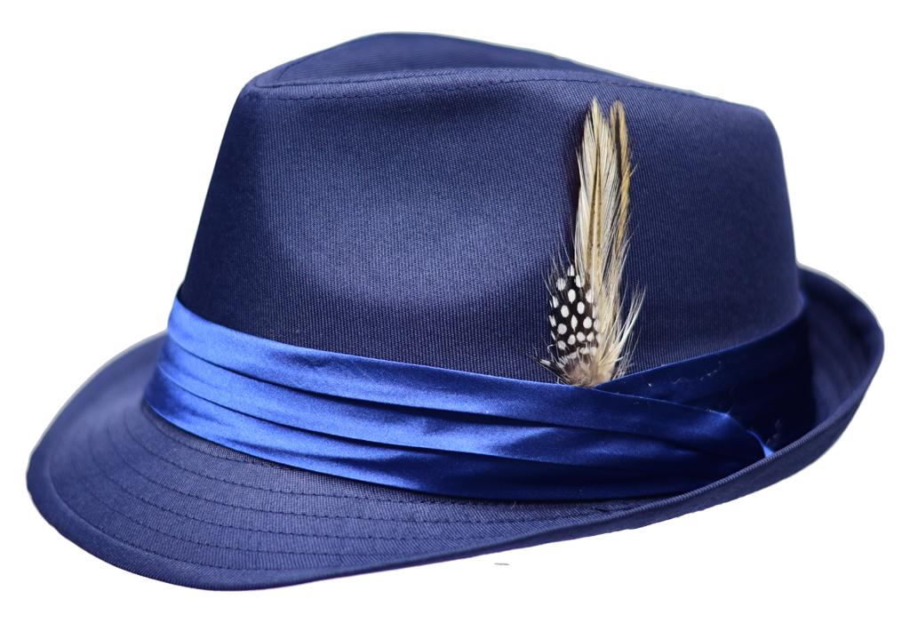 Vincent Collection Hat Bruno Capelo Navy Blue Small/Medium