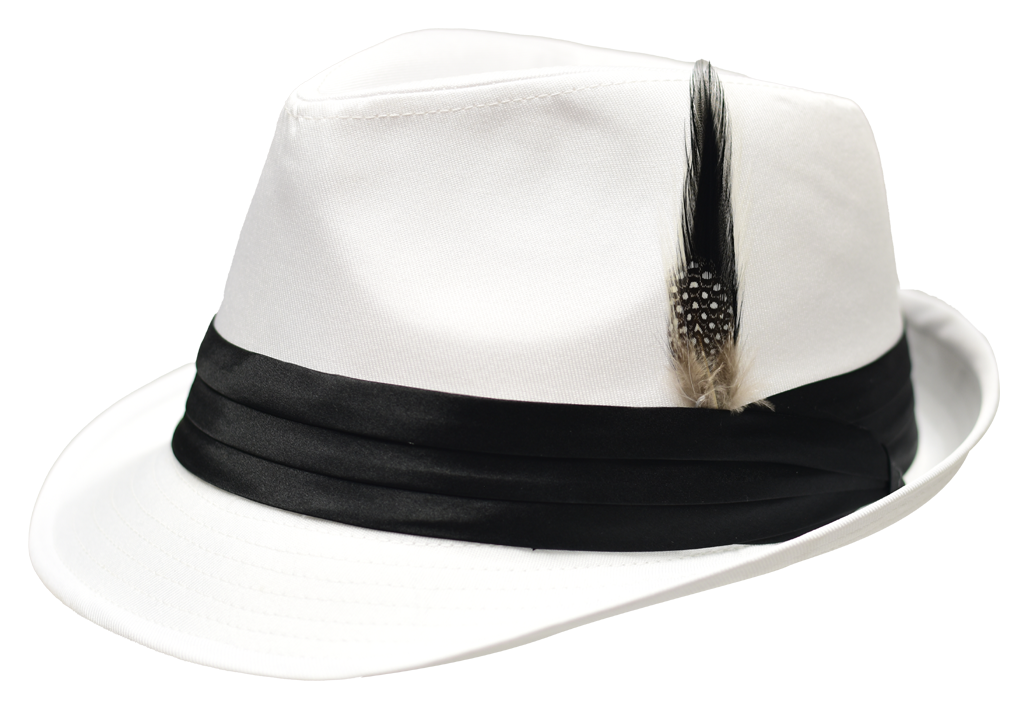 Vincent Collection Hat Bruno Capelo White/Black Small/Medium 