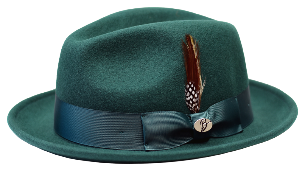 Theo Collection Hat Bruno Capelo Emerald Green Medium 