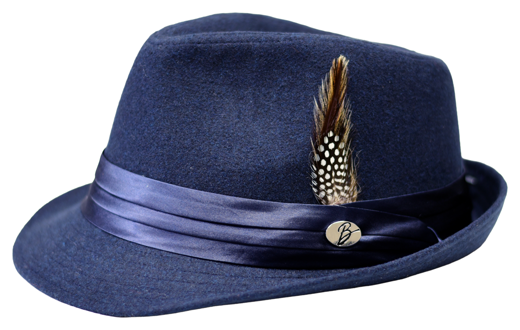 Tony Collection Hat Bruno Capelo Navy Blue Small/Medium