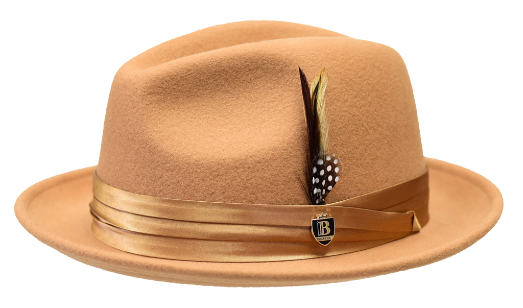 Giovani Collection Hat Bruno Capelo Camel Brown Large 