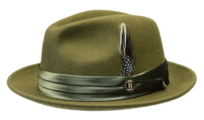 Giovani Green Collection Hat Bruno Capelo Olive Green Medium