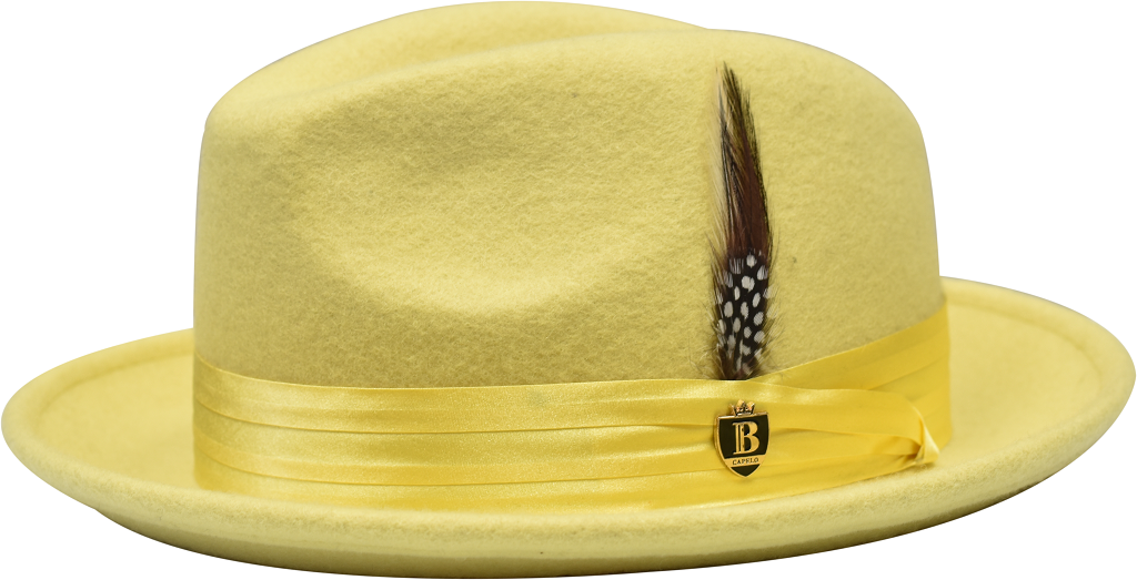 Giovani Collection Hat Bruno Capelo Soft Yellow Medium 