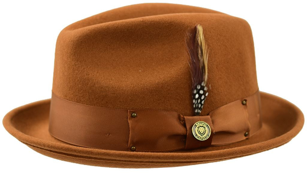 Blues Brothers Collection Hat Bruno Capelo Cognac Brown X-Large 