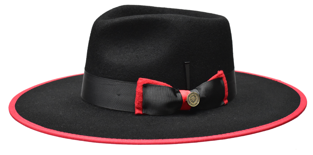 Cleveland Collection Hat Bruno Capelo Black/Red Large 