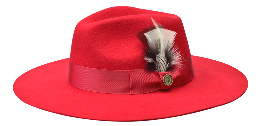 Duke Collection Hat Bruno Capelo Red Large 
