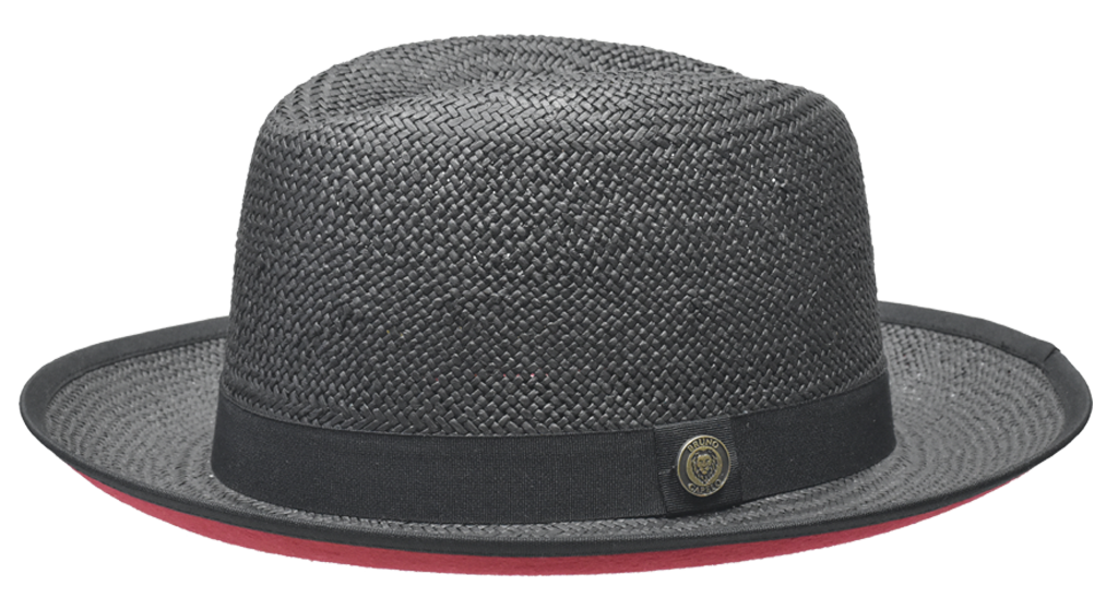 Empire Collection Hat Bruno Capelo Black/Burgundy Large 