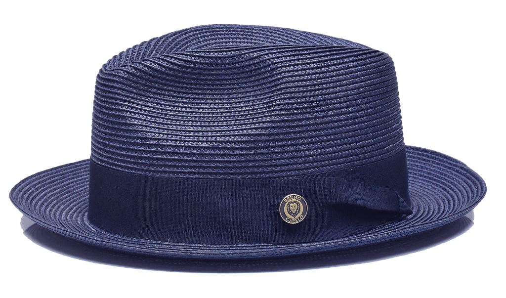 Francesco Collection Hat Bruno Capelo Navy Blue Small 