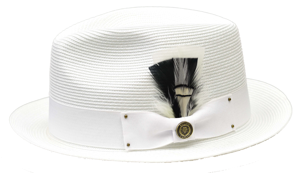 Franco Collection Hat Bruno Capelo White Large 
