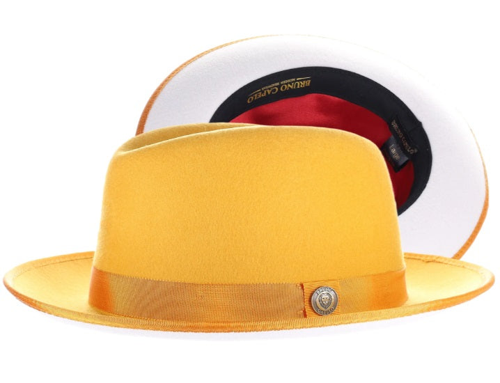 Princeton Collection Hat Bruno Capelo Gold/White Large 