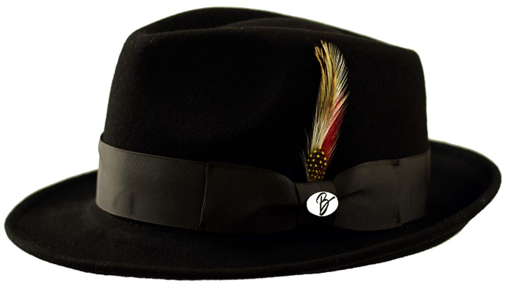 Hudson Collection Hat Bruno Capelo Black Small 