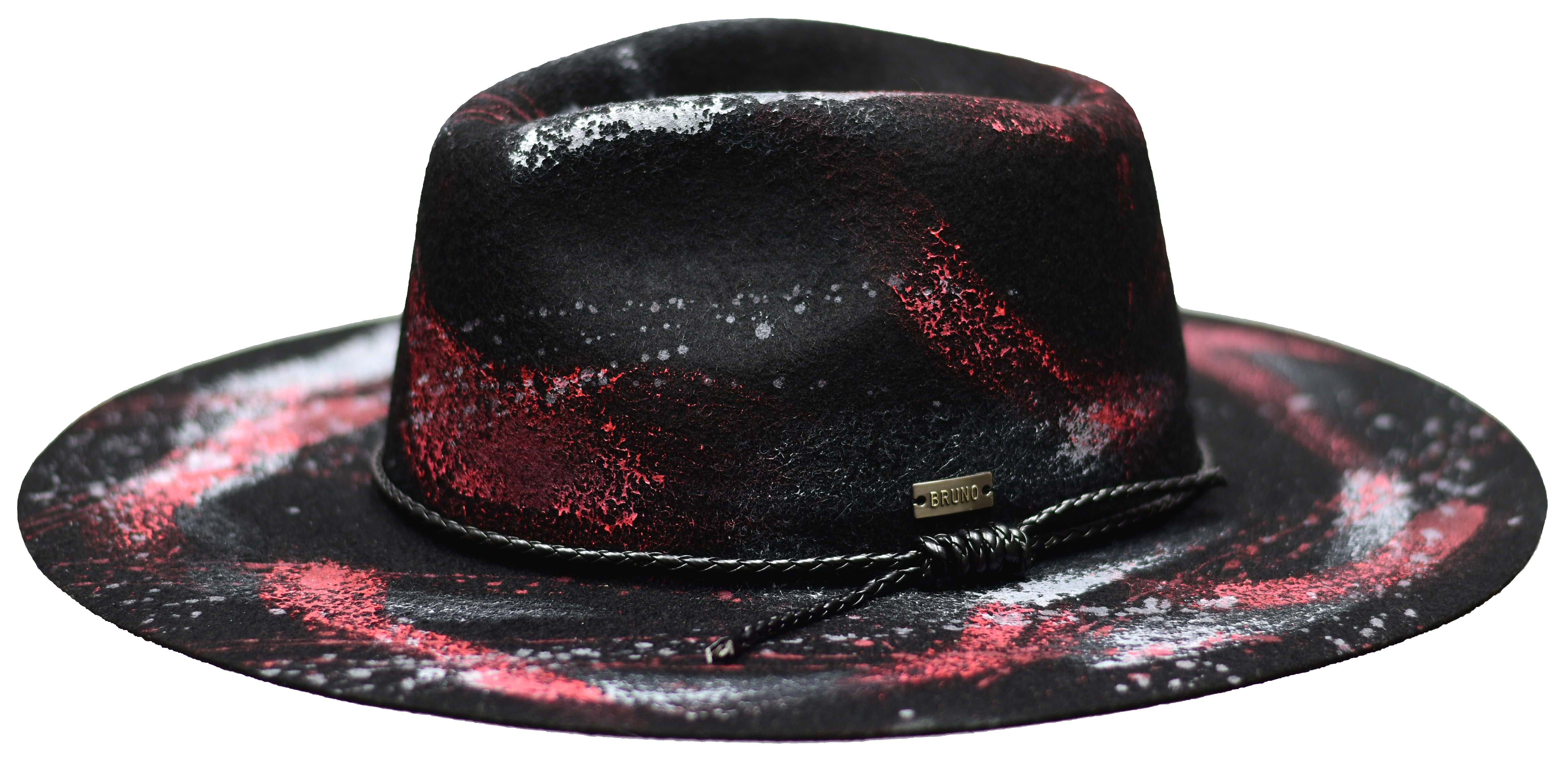 Influencer Collection Hat Bruno Capelo Black/Red/Lt. Grey Large 