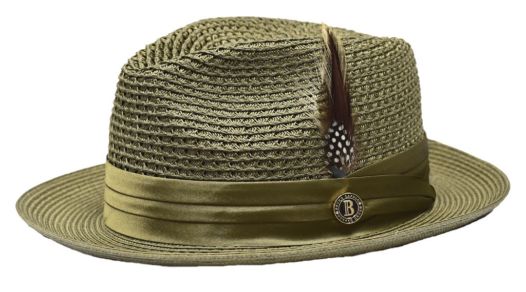 Julian Collection Hat Bruno Capelo Olive Green Small 