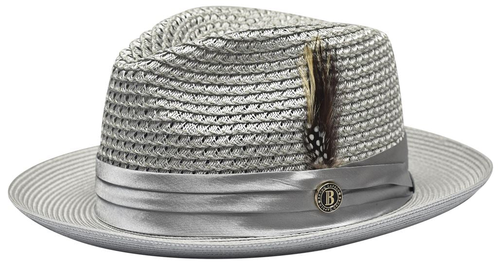 Julian Collection Hat Bruno Capelo Silver Grey Small 