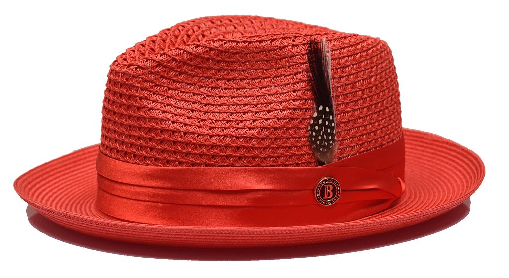 Julian Collection Hat Bruno Capelo Red Small 