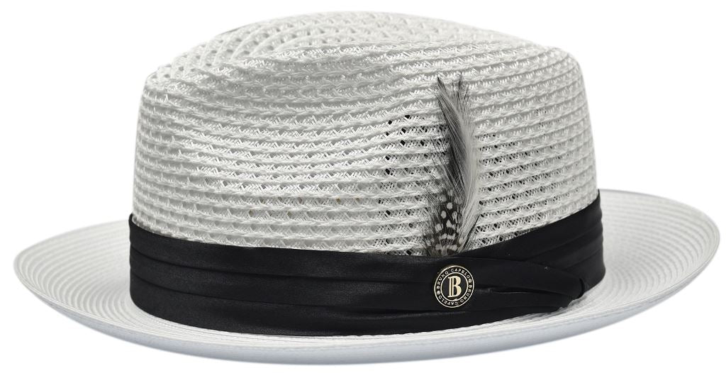 Julian Collection Hat Bruno Capelo White/Black Large 