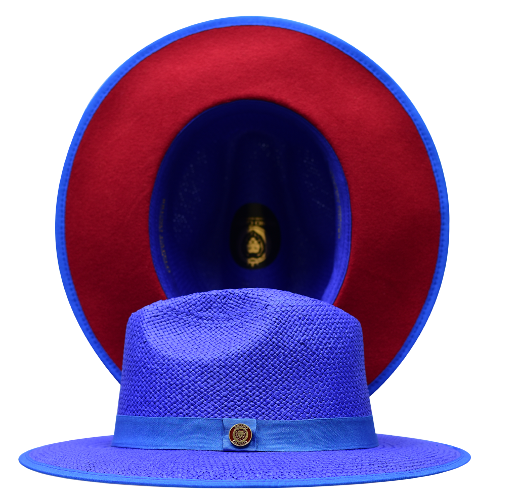 Kingdom Collection Hat Bruno Capelo Royal Blue/Red Medium 