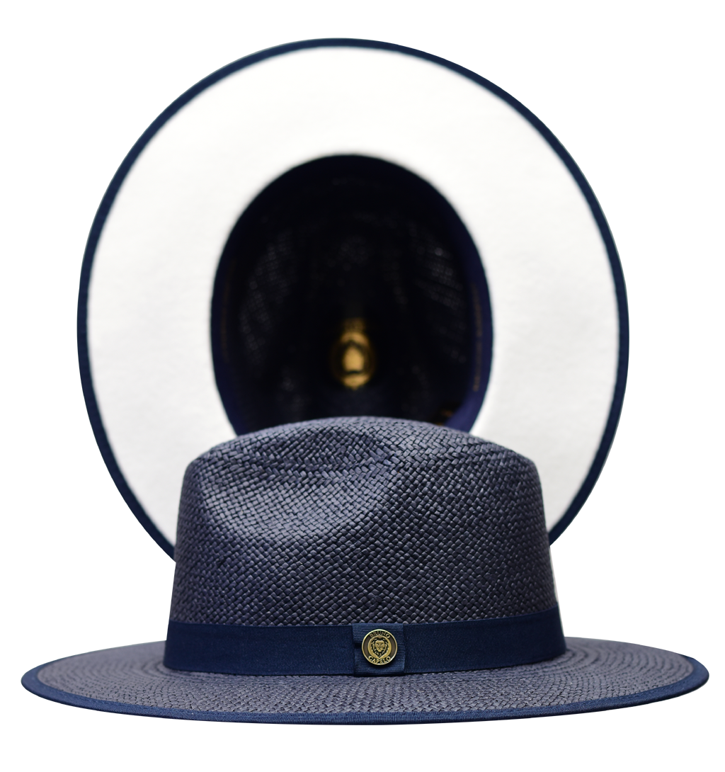 Kingdom Collection Hat Bruno Capelo Navy Blue/White Large 