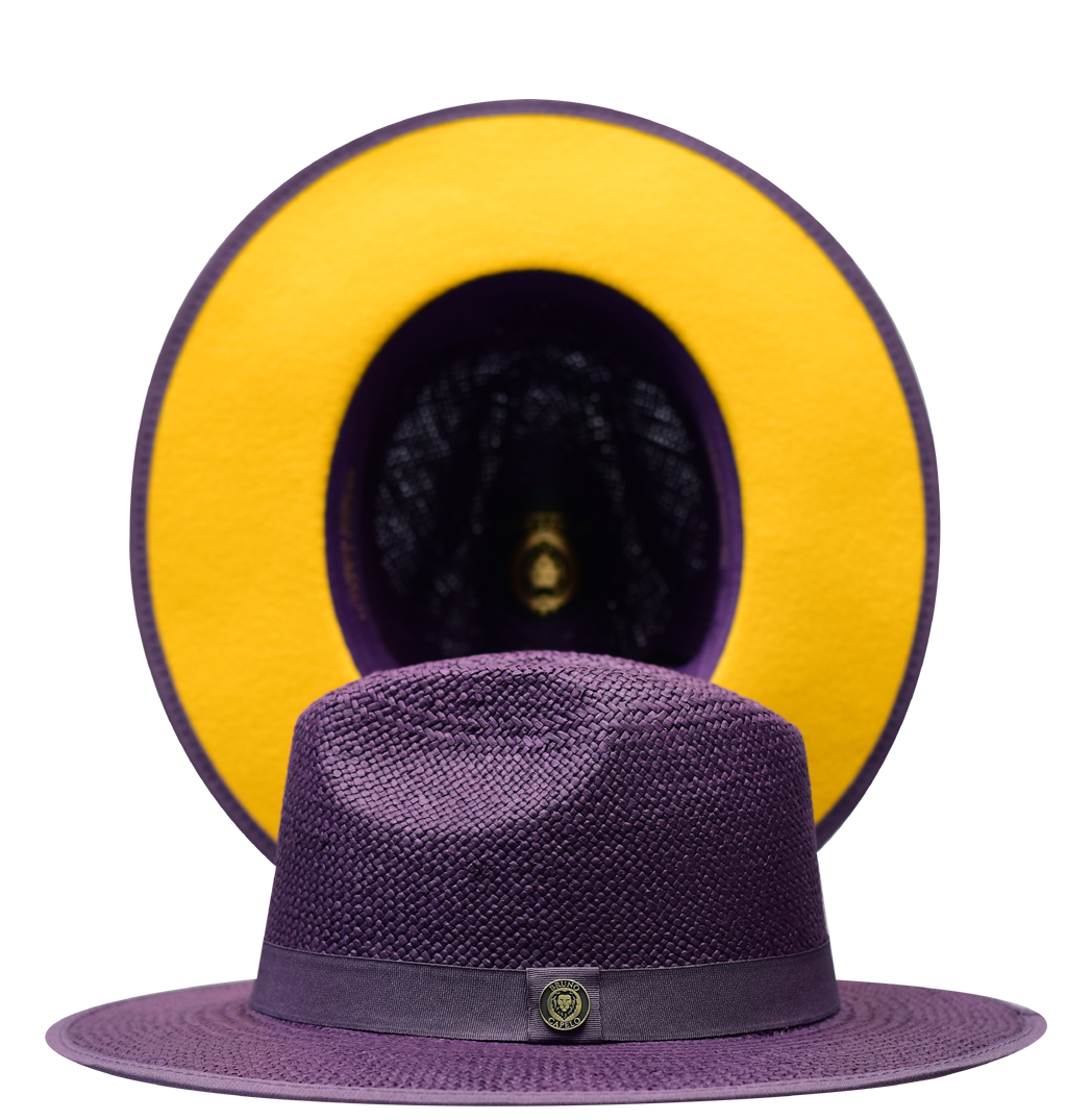 Kingdom Collection Hat Bruno Capelo Purple/Gold Large 