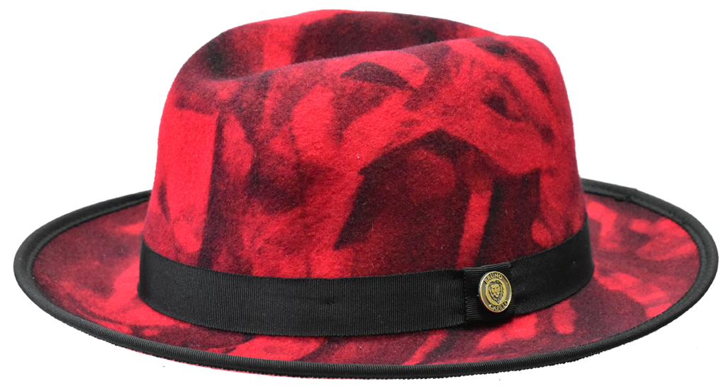 Kingston Collection Hat Bruno Capelo Red/Black Large 
