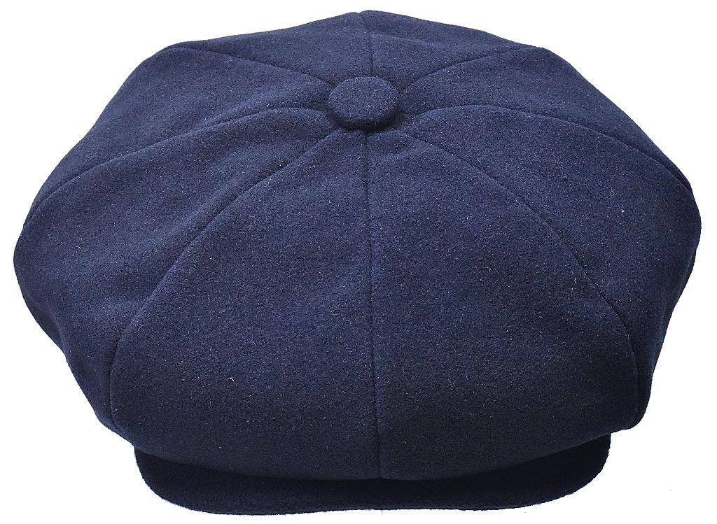 Melton Collection Hat Bruno Capelo Navy Blue Small 