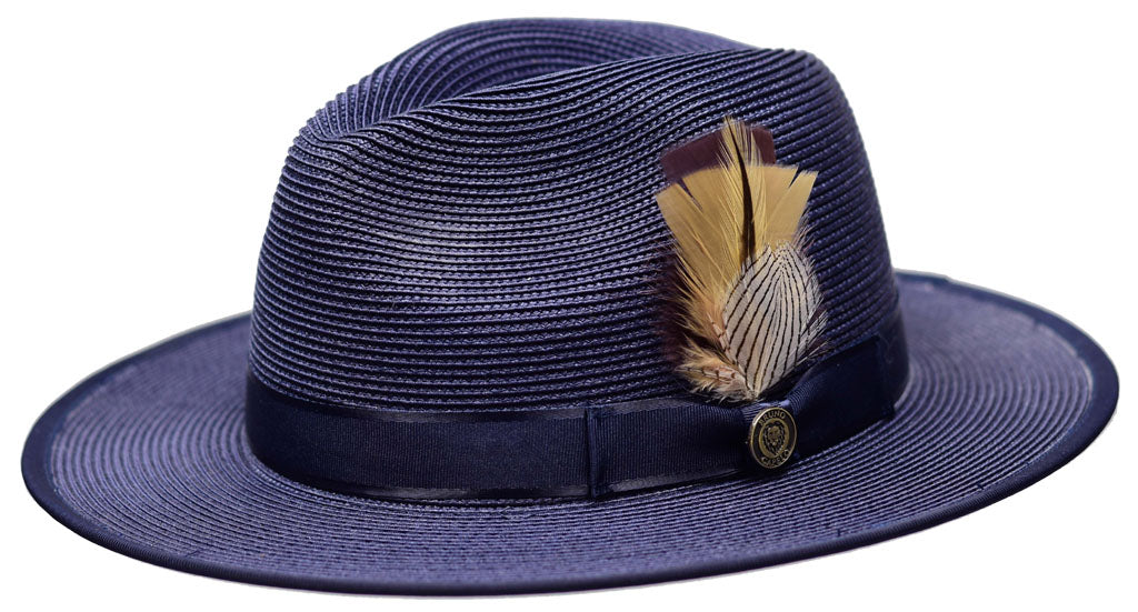 Michaelangelo Collection Hat Bruno Capelo Navy Blue Medium 