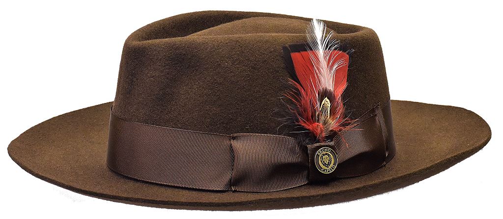 Phoenix Collection Hat Bruno Capelo Chocolate Brown Large 