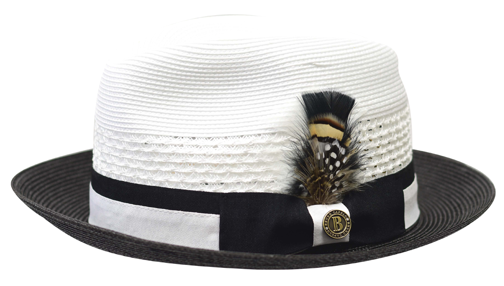 Rocco Collection Hat Bruno Capelo White/Black Large 