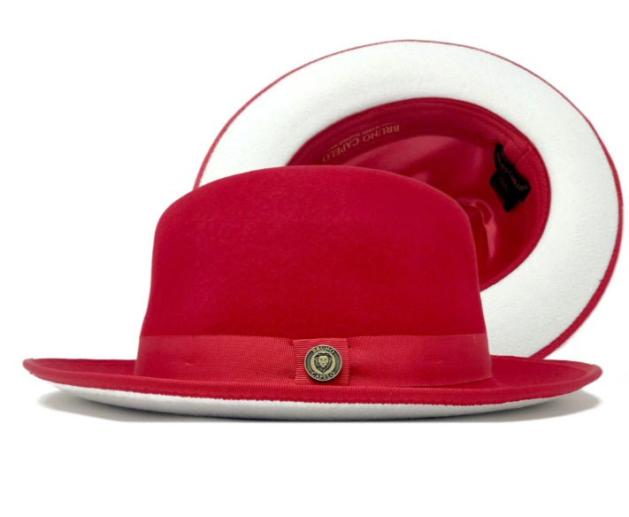 Princeton Collection Hat Bruno Capelo Red/White Large 