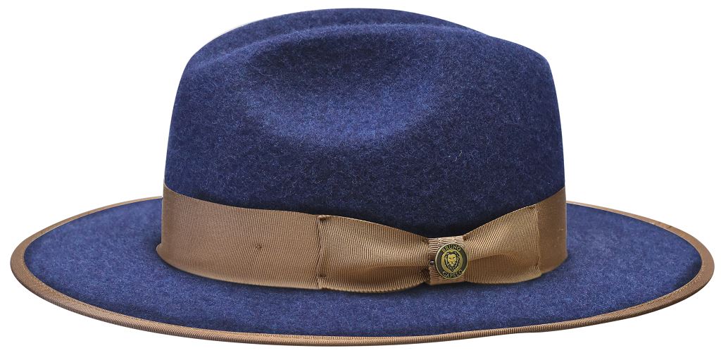 Urban Collection Hat Bruno Capelo Navy Blue/Camel Small 